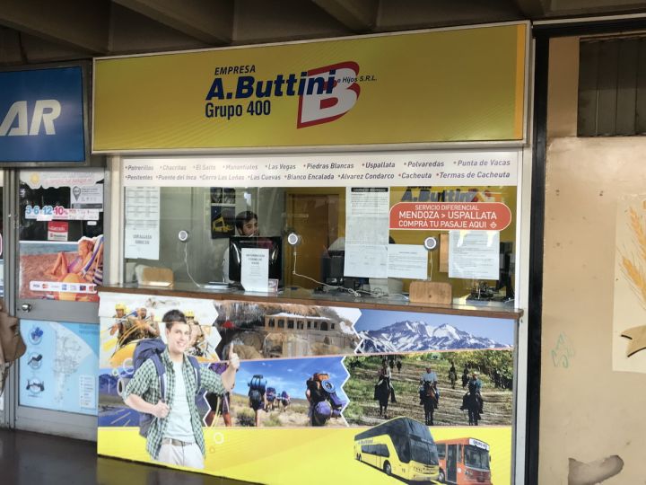 Купили два билета до Пенитентеса на автобус Buttini