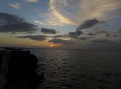 Ямайка (Jamaica). Вечер. Samsara Cliff Resort.