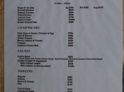 Ямайка (Jamaica). Pablo's Restaurant Menu - Ямайка Доллар. Samsara Cliff Resort.