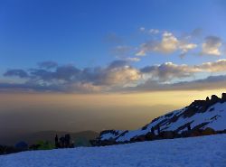 Mount Shasta - Avalanche Gulch - Helen Lake - Sunset