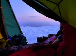 Mount Shasta - Avalanche Gulch - Helen Lake - Sunset