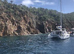 Переход Jost Van Dyke - Norman Island, Treasure Point, Caves (пещеры)