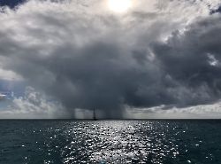 Переход Virgin Gorda - Anegada, туча