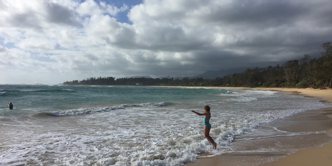 O'ahu. Camping and beach 