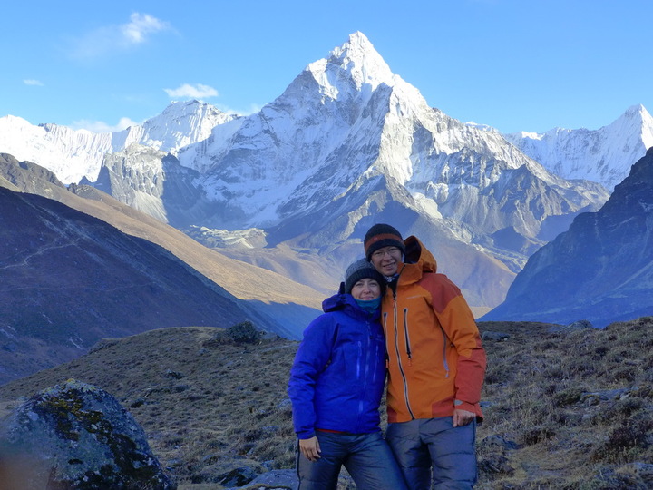 Дзонгла (Dzongla, 4830м), вид на красавицу гору Ама Даблам