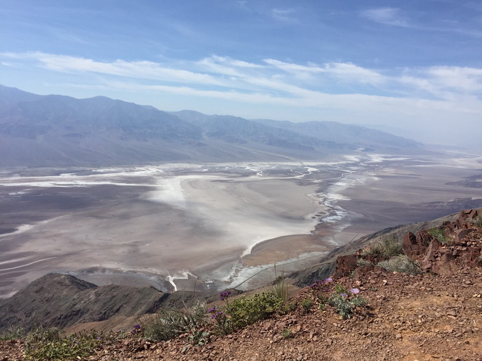 Dantes View вид на Долину Смерти