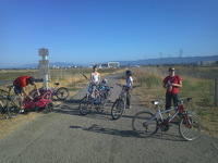 Shoreline Park - bike trile 